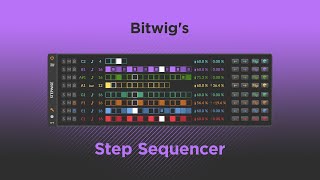 Learn Stepwise Bitwigs Step Sequencing Device [upl. by Tihw]