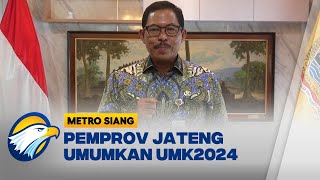 Pemprov Jateng Umumkan UMK 2024 [upl. by Trefor]