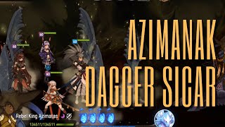 Epic Seven Azimanak Dagger Sicar with 2 Thief and 2 Mage [upl. by Nakhsa]