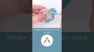 Single Crochet Decrease  sc dec  Symbol and How To Demo [upl. by Dante391]