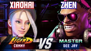 SF6 ▰ XIAOHAI Cammy vs ZHEN Dee Jay ▰ High Level Gameplay [upl. by Tartan]