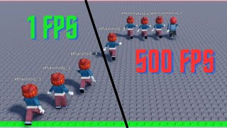 Roblox FPS Comparaison 2 [upl. by Nomsed]