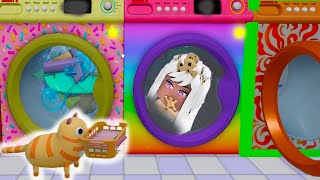 Cute Pets Do Laundry  Simulator Game [upl. by Nnylylloh197]