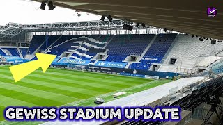 ALMOST COMPLETED New Gewiss Stadium Update Seat Installations Roof amp Prepare For Europa League [upl. by Aurea826]