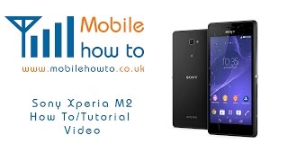 How To Remove A WidgetApp From Home Screen  Sony Xperia M2 [upl. by Atirehc]