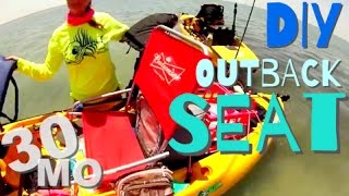 KAYAK FISHING  quot14 HIGH SEAT for HOBIE OUTBACKquot Fishing Hack [upl. by Norrie]