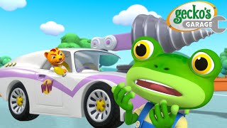 Drillin and Grillin  Geckos Garage  Cartoons For Kids  Toddler Fun Learning [upl. by Letsou949]