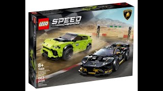 LEGO Instructions  Speed Champions  76899  Lamborghini Urus STX amp Huracán Super Trofeo EVO [upl. by Eirol290]