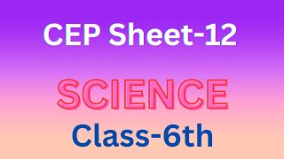 Weekly Practice Sheet 12 06112024Class 6Science [upl. by Epul777]