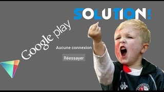 Réparer Aucune Conexion Au Play Store Et Google [upl. by Wilkison]