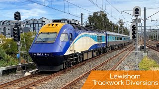 Sydney Trains Vlog 1839 Lewisham  Trackwork Diversions [upl. by Perpetua]