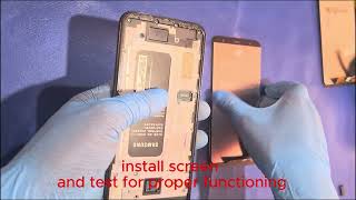 Samsung j4 plus screen replacement Samsung smj415f Brocken screen removing and installing new one [upl. by Waligore]