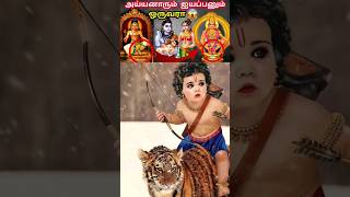 ஐயப்பனும் அய்யனாரும் ஒருவரா Difference Between Ayyappan Ayyanar shorts ayyappan ayyappa shorts [upl. by Yurik769]