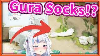 Gura Left Her SOCKS in Her ROOM  Gura Room Tour 【Hololive】 [upl. by Ydnelg]