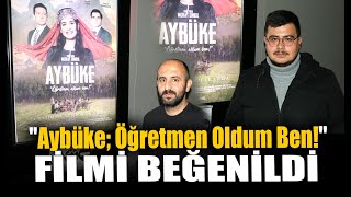 Karabükte vatandaşlar quotAybüke Öğretmen Oldum Benquot filmini izledi [upl. by Hairom]