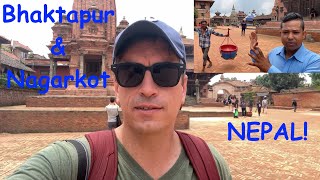 Bhaktapur amp Nagarkot Kathmandu Valley Nepal – Earthquakes Ancient History amp Mountain Serenity [upl. by Enaej]