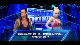 Undertaker vs Amanda  WWE SmackDown Extreme Rules Live Match [upl. by Nivlek]