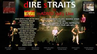 Dire Straits  1983  LIVE in Madrid AUDIO only NEW vers [upl. by Yedarb]