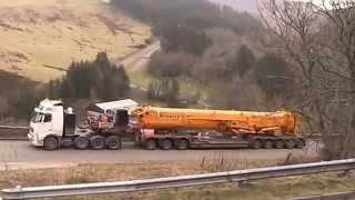 Lawler amp McNallys Heavy Cranes amp Sean Lawler Heavy Haulage Berridale Scotland [upl. by Body]