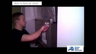 How to Clean Your Air Ducts Yourself Air Duct Cleaning  Maintenance for Beginners [upl. by Soo]