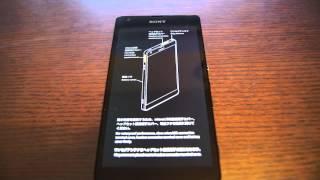 Xperia UL SOL22再起動の時間 [upl. by Egiarc]