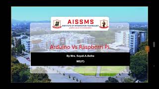 Arduino vs Raspberry pi [upl. by Id]