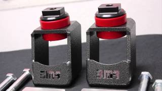 BMR Suspensions MM004 Polyurethane Motor Mounts for 2010 and Newer Camaros [upl. by Ettenajna]