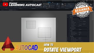 How To Rotate Viewport In AutoCAD [upl. by Oiracam]