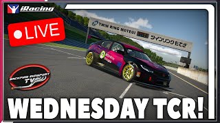 TCR Wednesday  iRacing BSTV TCR Challenge S15 R2 at Mobility Resort Twin Ring Motegi [upl. by Fowle]