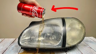 🔥🔥Brilliant method Clears darkened headlights In just 5 minutes [upl. by Neirda230]