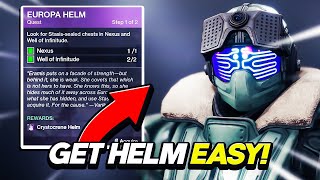 How To Complete Europa Helm Quest Fast amp Easy  Destiny 2 Beyond Light [upl. by Fallon110]