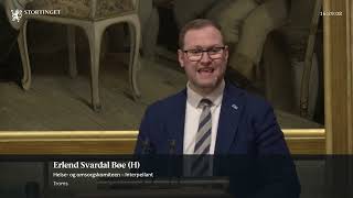 14112024 Sak 7 3 Erlend Svardal Bøe [upl. by Airekal]