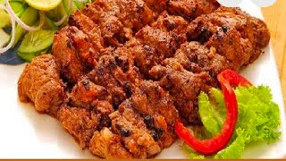 Beef behari boti  Behari kabab  Commercial recipe of Behari boti  kabab  By Bawarchi [upl. by Sheehan]