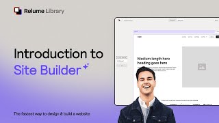 Introduction to Site Builder Official Demo [upl. by Ainatnas]