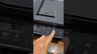 Power Cleaning Printer Brother DCPT710W tipsandtricks youtubeshorts brother powercleaning ink [upl. by Lecroy]