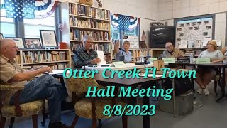 Pt2 Otter Creek Fl Town Hall Meeting Gets Out Of Hand 🤦‍♂️ 882024 This Just Crazy 🤪 [upl. by Geri]