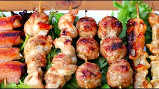 Amazing Yakitori Chicken Recipe  Japanese Chicken Yakitori Recipe  How to make Yakitori [upl. by Beesley]