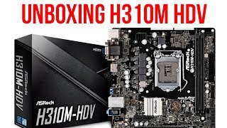 unboxing board ASROCK H310M  HDV [upl. by Jesse111]