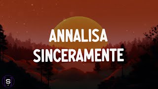 Annalisa  Sinceramente Testo  Lyrics Video 4K  Sanremo 2024 [upl. by Iline482]