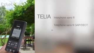 TELIA  Présentation  interphone et téléphone sans fil DECT [upl. by Hamon]