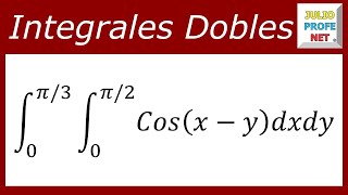 INTEGRALES DOBLES  Ejercicio 3 [upl. by Letizia]