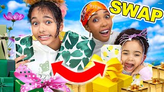 PREMIER SWAP PRINTEMPS 2024 avec THEA BABY BOSS  Echange de cadeaux mère et fille 🥳 [upl. by Repohtsirhc]