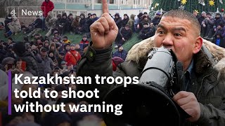 Kazakhstan protests President tells troops to shoot to kill ‘without warning’ [upl. by Jefferson]