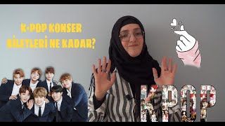 KPOP KONSER BİLETLERİ NE KADAR  BTS  EXO  Music Bank  Ft Island Konserleri [upl. by Ellette]