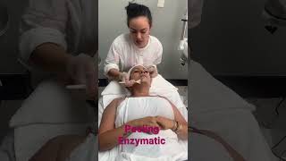 Enzymatic peel  Peeling enzimático [upl. by Lenee532]