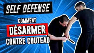 Comment désarmer un agresseur muni dun couteau Self defense  Combat de rue [upl. by Ogren101]