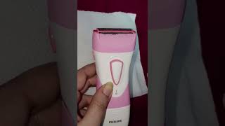 shorts Philips Satin Shave Trimmer Review with Demo [upl. by Eatnuahs]