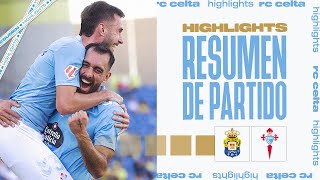 UD Las Palmas VS RC Celta 01  Resumen y gol  Highlights LALIGA EA SPORTS [upl. by Noirb87]