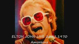 ELTON JOHN Amoreena LIVE 26111970 [upl. by Jaehne645]