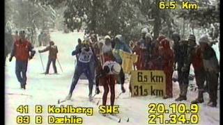 Bjoern Daehlie  Oslo 1987  50 km  World Cup debut [upl. by Neetsyrk]